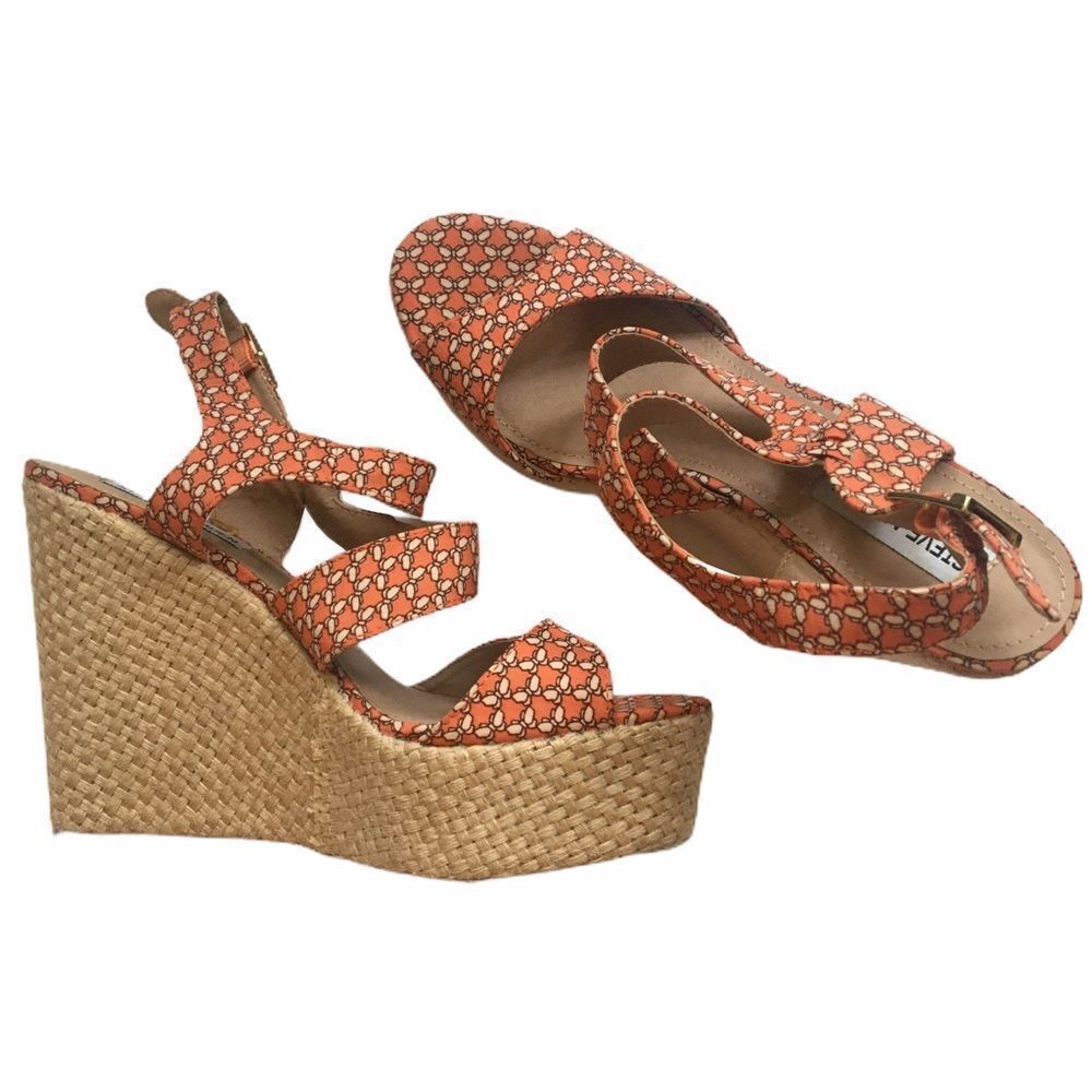 Steve Madden Jenny Espadrille Wedge Sandals 8.5